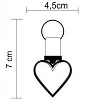 PORTACHIAVI GIRAVOLE CUORE